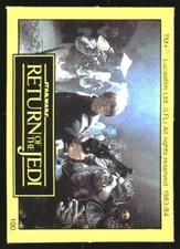 1983 Star Wars Return of the Jedi Monty Fabrieken #100 Luke in Jabba's Palace