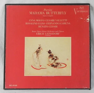Puccini "Madame Butterfly" Opera, 3 LP Box Set, Moffo Leinsdorf, RCA Victrola - Picture 1 of 11