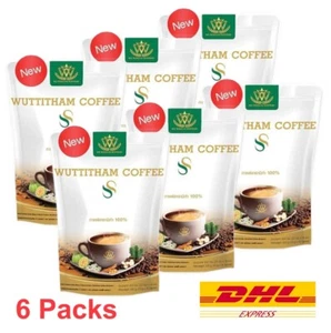 6 x Wuttitham Instantkaffee Gesundheit Gewichtskontrolle Verbrennung Anti-Aging schlankes Getränk - Bild 1 von 9