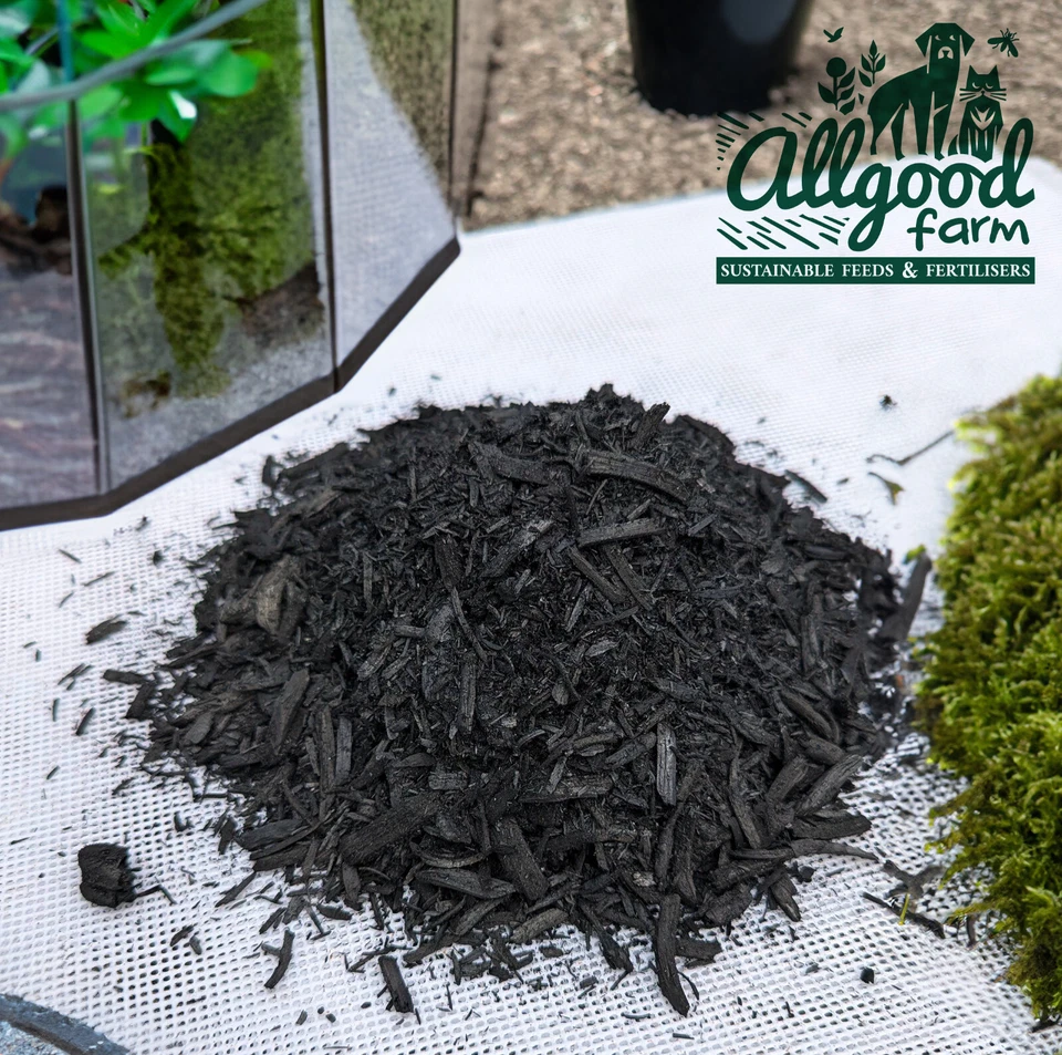 Raw Biochar | 60L 120L 180L 240L | Charcoal | Premium Soil Amendment - Image 1 of 4