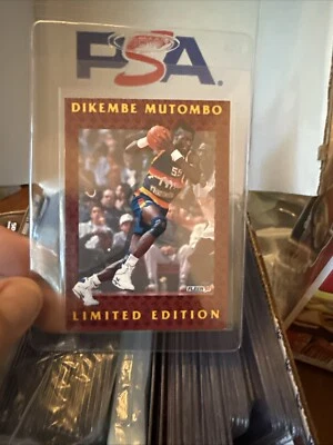 Juego de radiocontrol Fleer LE 1991-92 Dikembe Mutombo 🔥 #5 Obtener una caja rara éxitos Foto 1 de 4