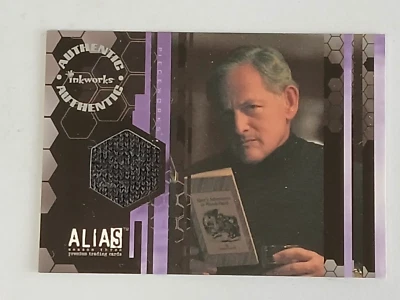 VICTOR GARBER Jack Bristow Sweater Relic Card #PW7 Alias S3 Set 2004 Inkworks - Image 1 of 3