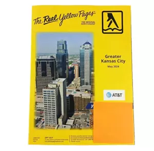 2024 Greater Kansas City MO Paper Telephone Business Directory Yellow Pages AT&T - Picture 1 of 4