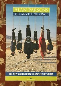 THE ALAN PARSONS PROJECT  Try Anything Once  rare original promotional poster