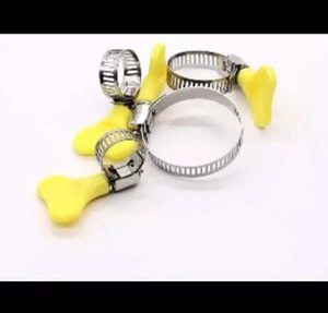 Hose Clamps Yellow - Picture 1 of 1