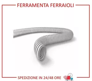 Tubo spiralato PVC alimentare acqua irrigazione giardino 20 25 30 40 50 60 mm - Foto 1 di 1