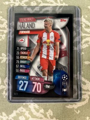 Erling Haaland 2019-20 Topps #SAL13 UCL Champions League RC ROOKIE FC Salzburg! - Image 1 of 4