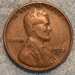 1932 D Lincoln Wheat Cent  G-F X-205 - Picture 1 of 3