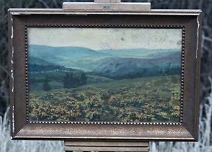 Max Gobiet (1895 - 1957) - Eifel Landscape Near Hollerath Oil Painting On Canvas - Picture 1 of 9