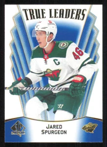 2021-22 SP Authentic True Leaders Blue #TL8 Jared Spurgeon - Picture 1 of 2