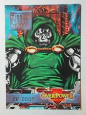 1995 MARVEL OVERPOWER - OP INAUG - INFINITY GAUNTLET - MISSION CARD - ( 3 OF 7 )