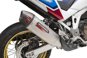 Yoshimura Exhaust Matt Stainless RS-12 Slip On Honda CRF1100L Africa Twin 20-24 - Picture 1 of 4