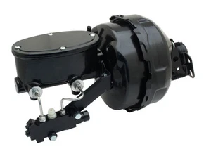 1964-1972 Chevelle Black Out 9" Dual Power Brake Booster & Master Cylinder - Picture 1 of 12