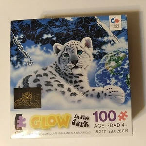 Ceaco Kids 100 Piece Glow In The Dark Jigsaw Puzzle "Bed Of Clouds" - Picture 1 of 6