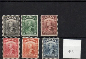 Sarawak (01) 1941 - Auswahl Dauermarken - postfrisch - SG Kat 50€ - Bild 1 von 1
