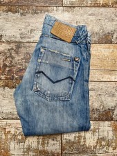 Vintage! ENERGIE Men's Blue Faded Button Jeans Size W29/L30