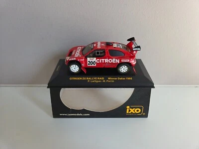 IXO 1/43 Citroen ZX Rallye Raid Lartigue/Perrin - Winner Dakar 1995 - RAC035 - Immagine 1 di 4