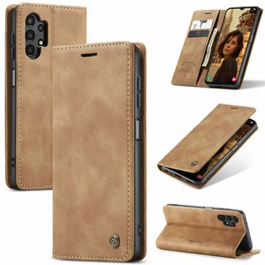 Para Samsung Galaxy A13 4G (2022) Magnetic Leather Flip Stand Wallet Cover Case - Imagen 1 de 15