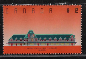 Canada Stamps —  1990, Architecture: McAdam Railway Station #1182 — MNH