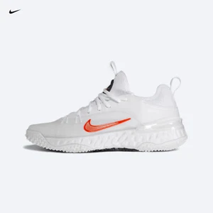 Nike Alpha Huarache 9 Elite Turf Shoes - TB White Orange FV6141-102 Men's 8.5 - Picture 1 of 5