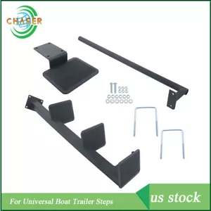 For Universal Deep V Boat Trailer Steps Non-Slip Durable Easy Install Boat Step - Picture 1 of 20
