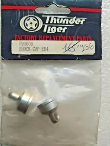 Thunder Tiger PD0606 Shock Cap EB4 S2 S2.5 Rally (2 pcs) Vintage New - Imagen 1 de 1
