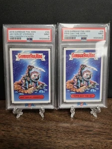 Jay Son Of Voorhees / Frye Day The 13th 2016 GPK Halloween PSA 9 Set /473 - Picture 1 of 2