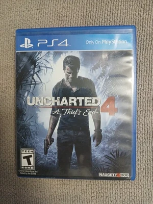 Uncharted 4 A Thiefs End PS4 Playstation  Action Adventure 2016 No Instructions  - Image 1 of 4
