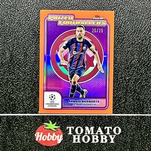 Topps Finest UEFA 2024-25 Sergio Busquets /25 Orange Prized Footballers - Bild 1 von 2