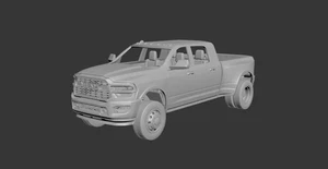 1/25 resin 3d printed Dodge Ram 3500 mega cab by Andrey Bezrodney - Picture 1 of 3