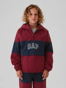 NWOT Gap Kids Quarter Zip Anorak Windbreaker Hoodie XL (12) $80 - Picture 1 of 13