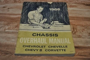 1966 CHEVROLET CHASSIS OVERHAUL Factory SHOP MANUAL Corvette Chevelle Chevy II - Picture 1 of 3