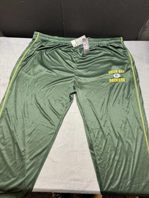 Pantalones Green Bay Packers Para Hombre 5XLT Verde NFL Fútbol Grande y Alto Poliéster Foto 1 de 4