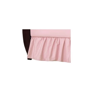 American Baby Co. ROSA 100 % algodón percal estándar Falda cuna guardería - Imagen 1 de 2