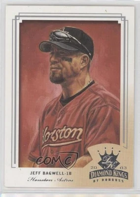 2003 Donruss Diamond Kings Jeff Bagwell #102 HOF - Image 1 of 2