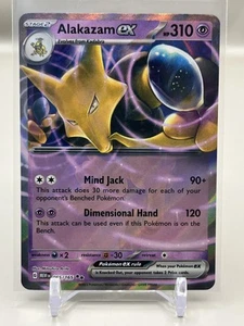 SV: Scarlet & Violet 151 #065/165 Alakazam ex - Picture 1 of 2