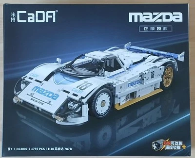 Cada C63007W  Mazda 787B in 1:10 Racing Car Klemmbaustein Brick Set Bausatz - Bild 1 von 4