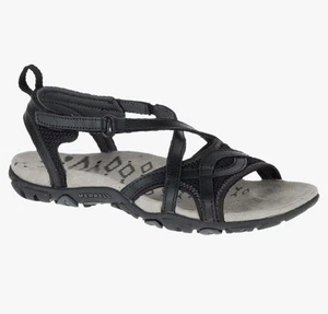 Merrell Sand Tie Delta Wrap Black Hiking Outdoor Sandals Size 10 US Women’s - Picture 1 of 7