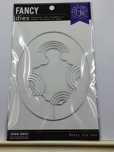 NUEVO Troquel de ventana Hero Arts arco iris 5 X 4 pulgadas incluye 5x4 ovalado - Imagen 1 de 6