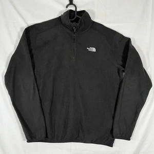 THE NORTH FACE Mens Fleece Black 1/4 Zip Tight Knit M - Picture 1 of 9