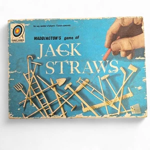 Ancien jeu de pailles Jack Waddingtons avec boite d'origine - Bon état - Photo 1/10