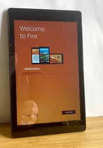 Amazon Kindle Fire HD 8 (6th Gen) Wi-Fi 8in Tablet Black Tested - Picture 1 of 4