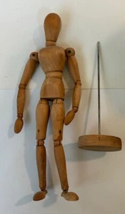 Figura Artista Lay de Colección Maniquí Articulado de Madera Modelo Muñeca con Soporte - Imagen 1 de 6