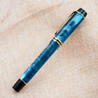 Kaigelu 316 Blue Acrylic Celluloid Fountain Pen, EF/F/M Nib Classic Pen Gift