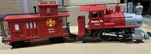 Lionel Large G Scale Santa Fe 0-4-0 Steam Tank Engine and Santa Fe Caboose - Picture 1 of 4