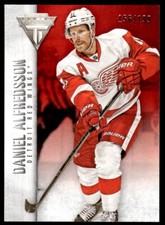 2013-14 Panini Titanium  Retail Red Daniel Alfredsson 156/199 Detroit Red Wings