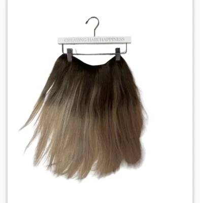 HaloCouture 18” Layered Halo Extensions Balayage B116 Brown 100% Remy Human Hair - Image 1 of 3