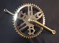 Vintage C.C.M.  CCM Bicycle Sproket and Cranks 140mm 45 tooth