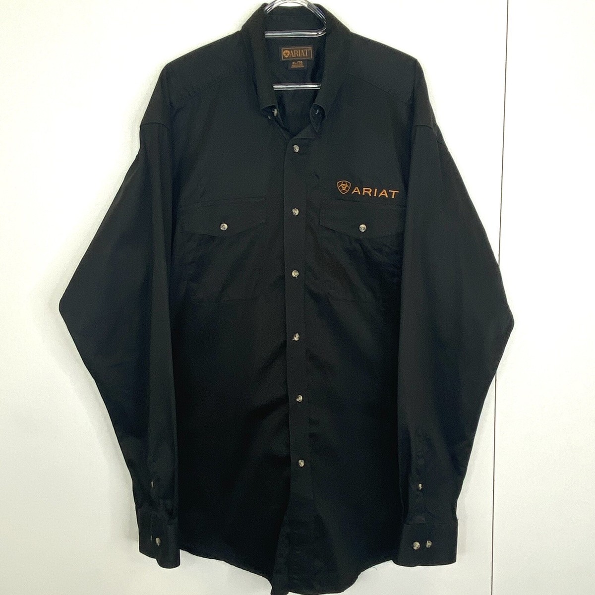 black ariat button up