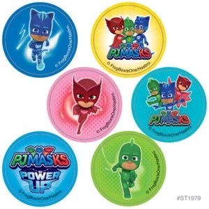 PJ Masks Stickers - 48 Dots - 8 Sheets - Reward Charts Party Merit - Favours - Picture 1 of 1